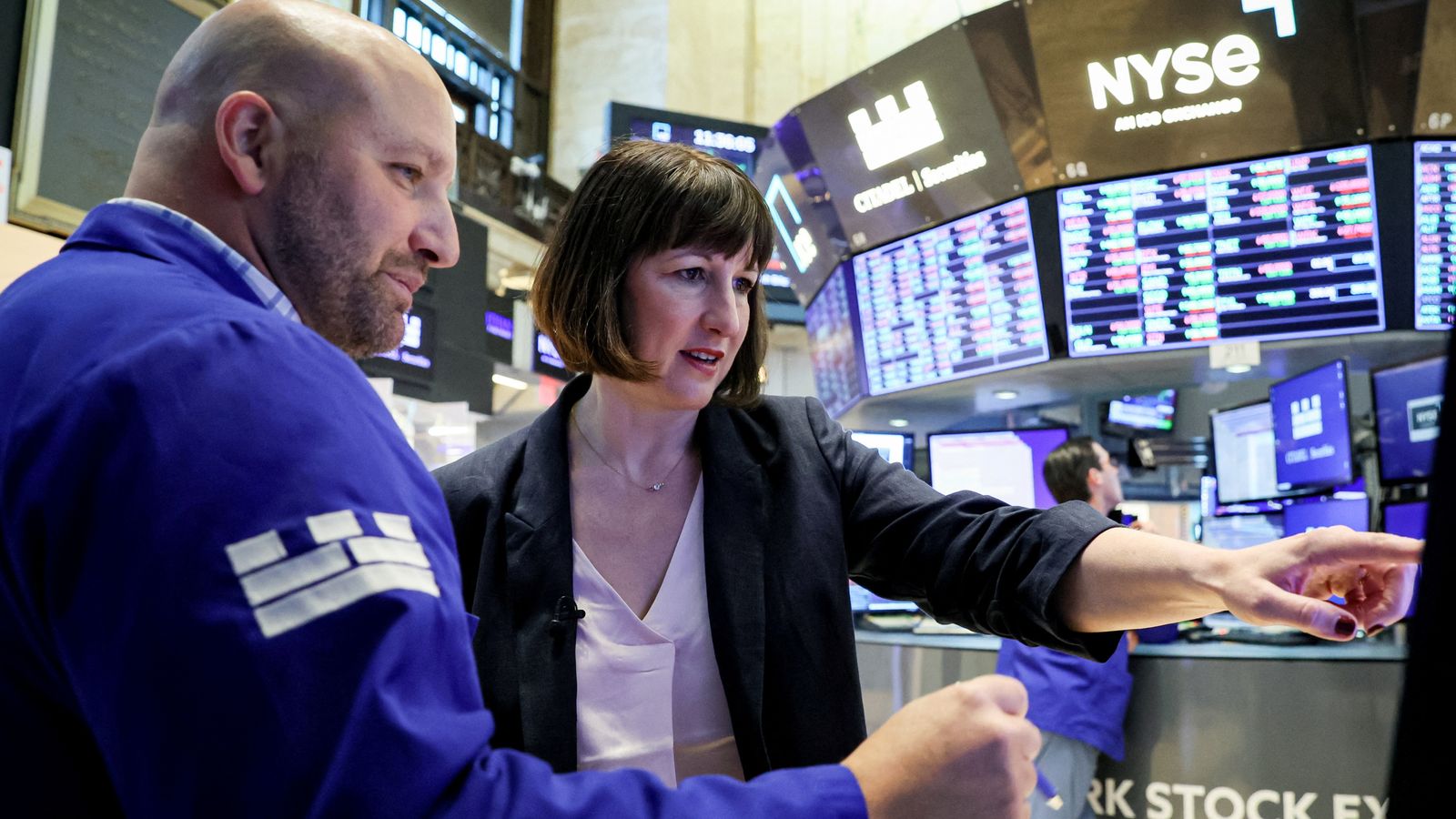 skynews rachel reeves new york stock
