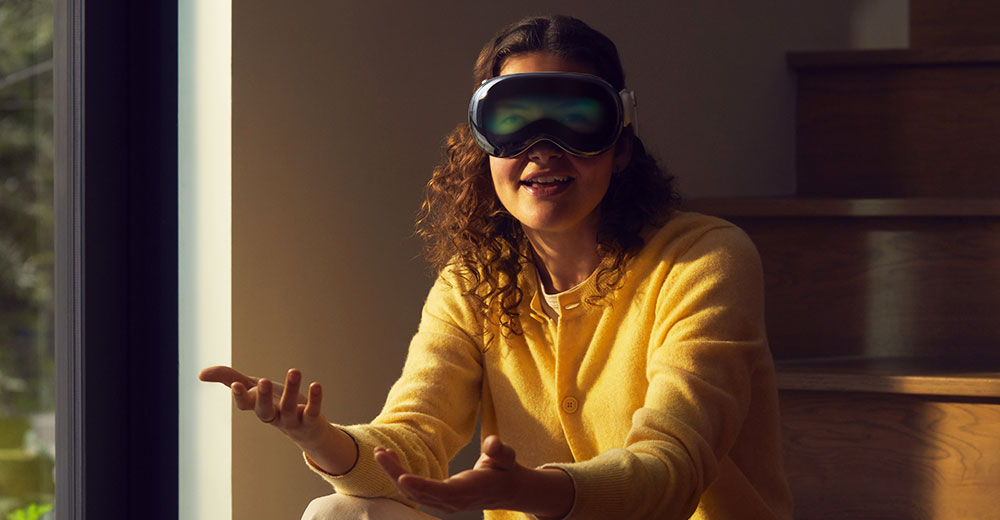 Apple Vision Pro at home